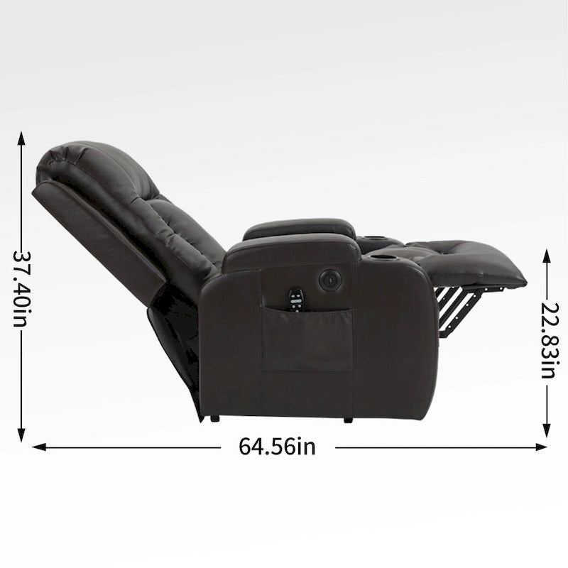 Power Lift Recliner Chair with Massage and Lumbar Heat