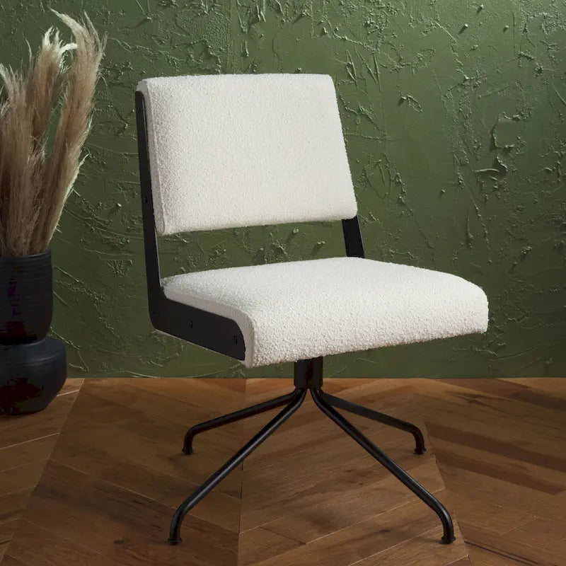 SAFAVIEH Couture Kanja Swivel Office Chair - 22Wx24Dx34H