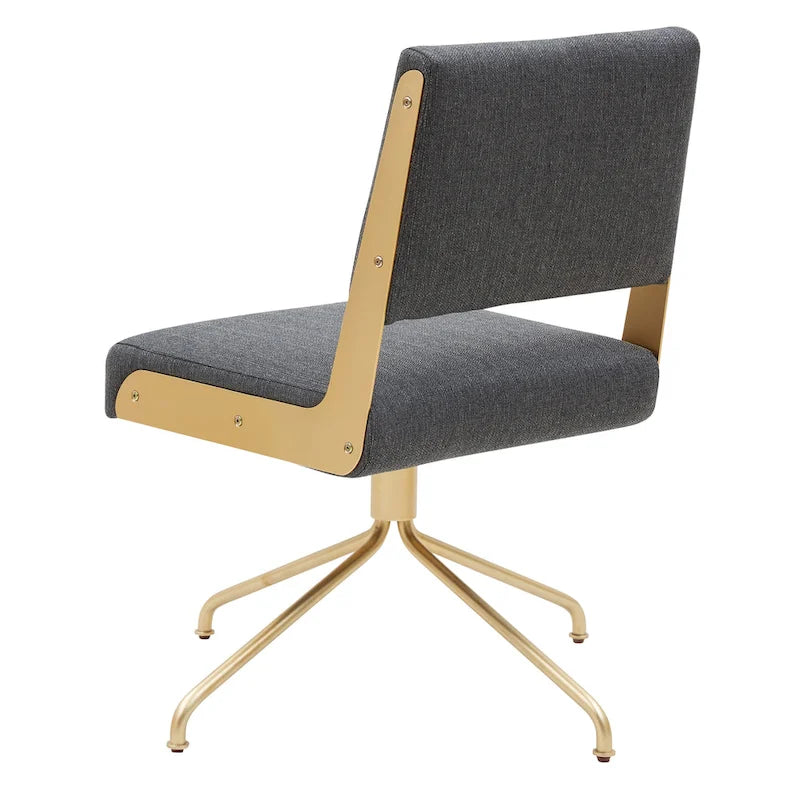 SAFAVIEH Couture Kanja Swivel Office Chair - 22Wx24Dx34H