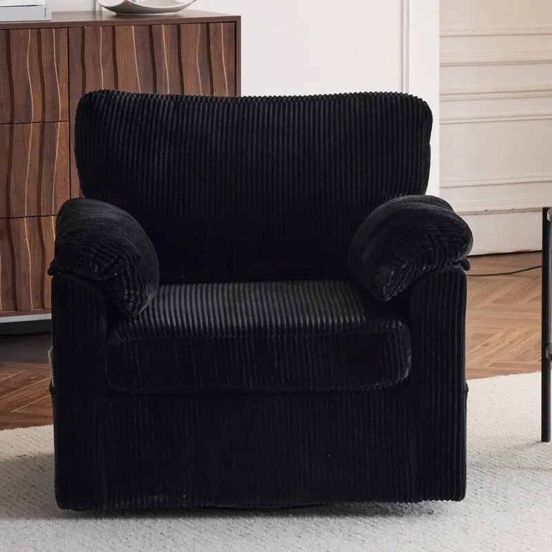 33 Corduroy Swivel Single Sofa Chair