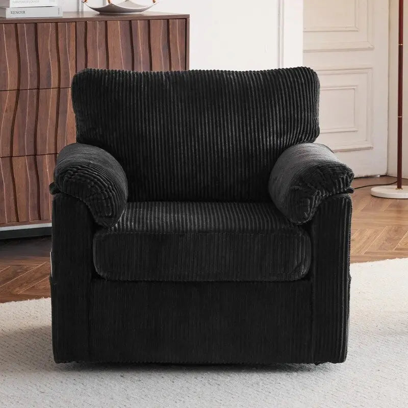 33 Corduroy Swivel Single Sofa Chair