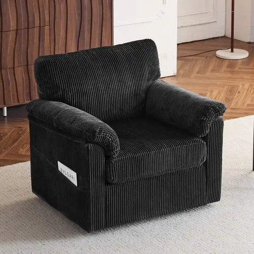 33 Corduroy Swivel Single Sofa Chair