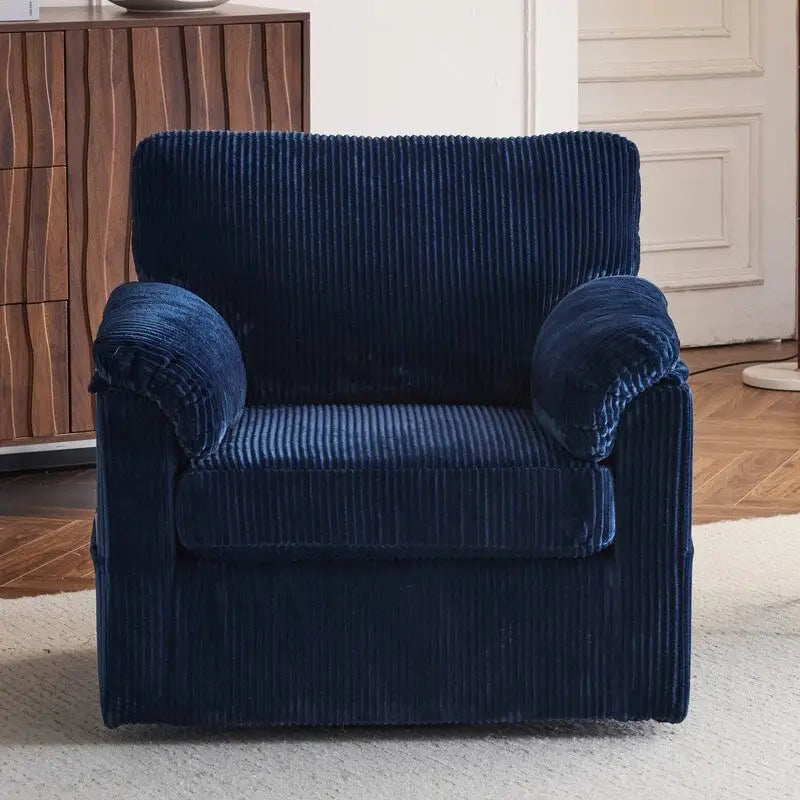 33 Corduroy Swivel Single Sofa Chair