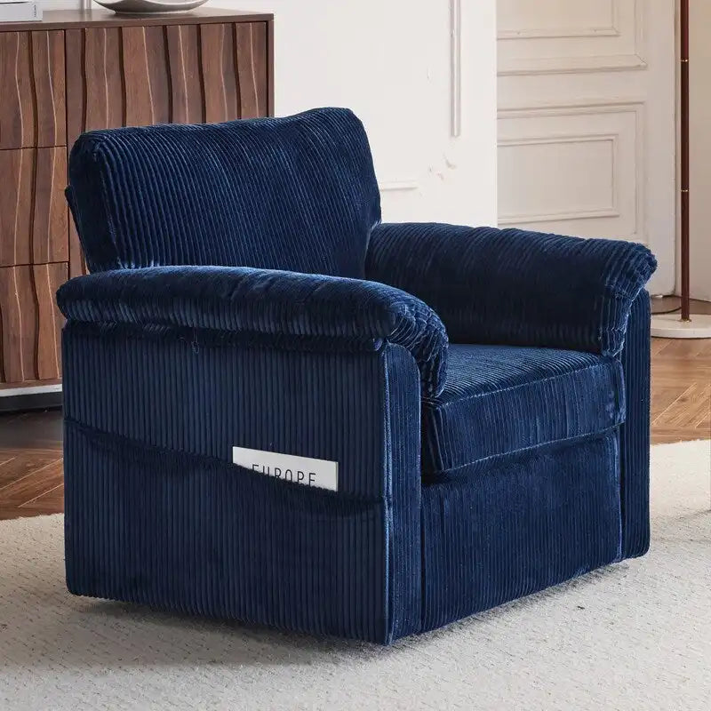 33 Corduroy Swivel Single Sofa Chair