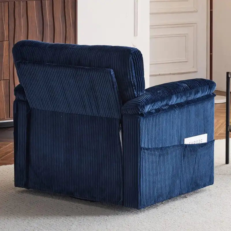 33 Corduroy Swivel Single Sofa Chair