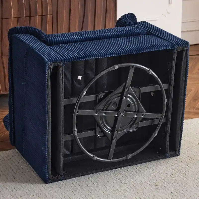 33 Corduroy Swivel Single Sofa Chair