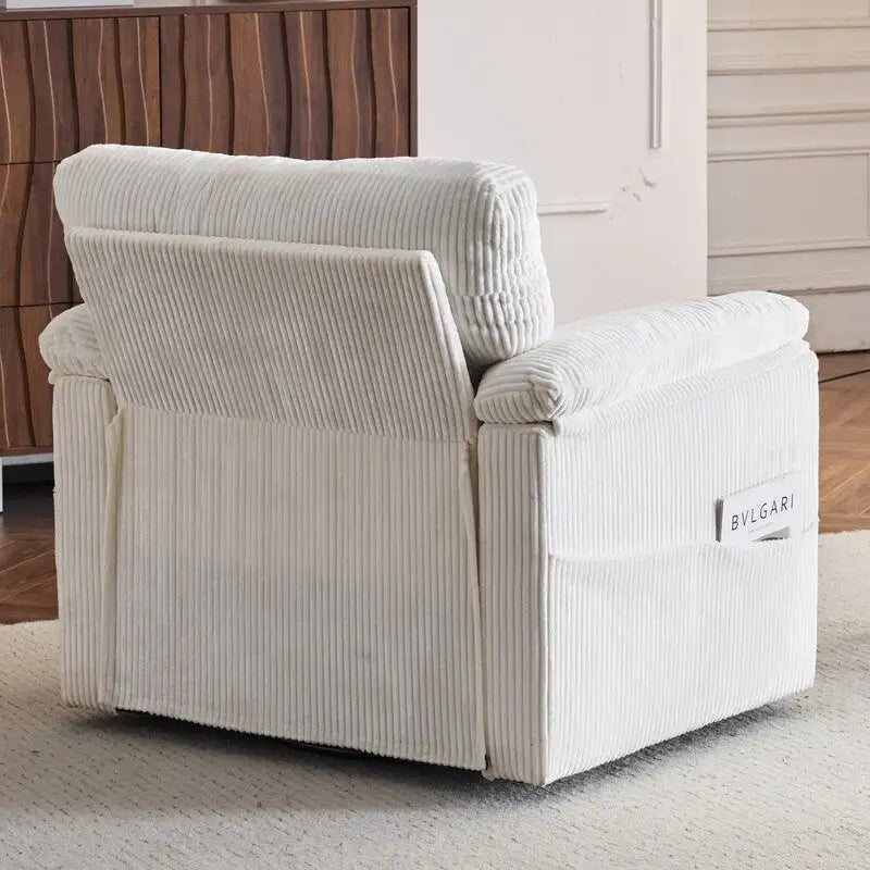 33 Corduroy Swivel Single Sofa Chair