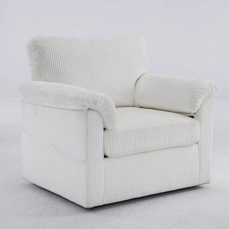 33 Corduroy Swivel Single Sofa Chair