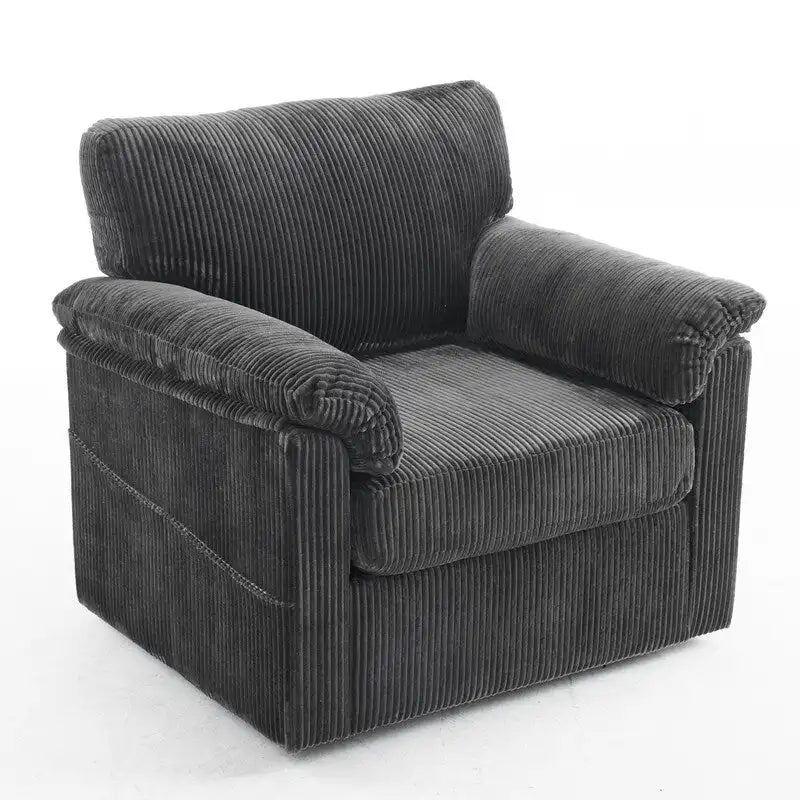 33 Corduroy Swivel Single Sofa Chair