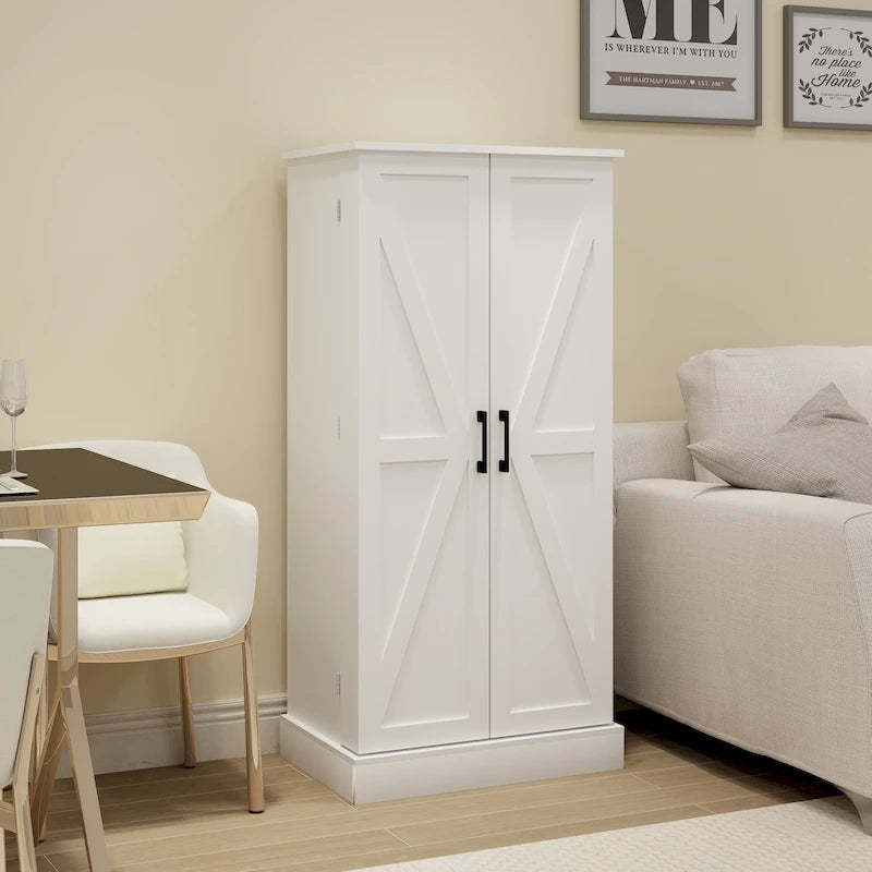 LED Kitchen Pantry Cabinet with Storage