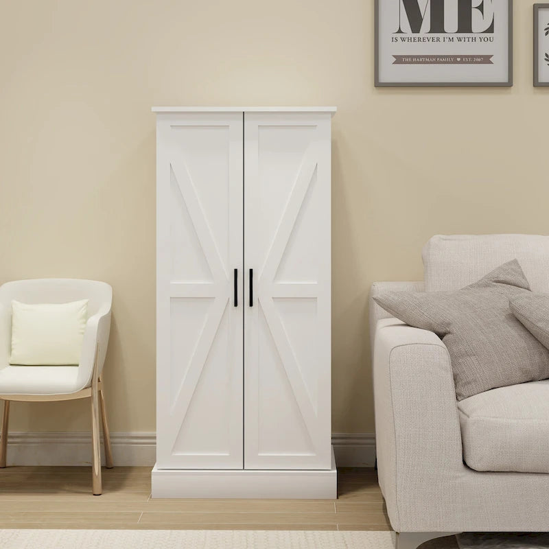 LED Kitchen Pantry Cabinet with Storage