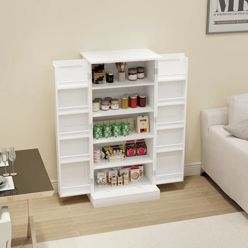 LED Kitchen Pantry Cabinet with Storage