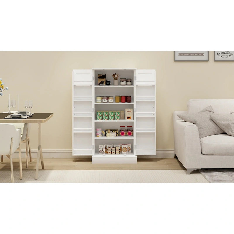 LED Kitchen Pantry Cabinet with Storage