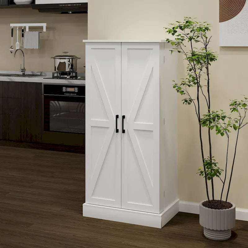 LED Kitchen Pantry Cabinet with Storage
