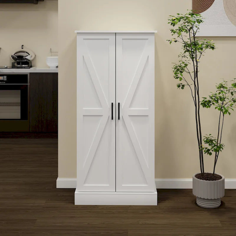 LED Kitchen Pantry Cabinet with Storage