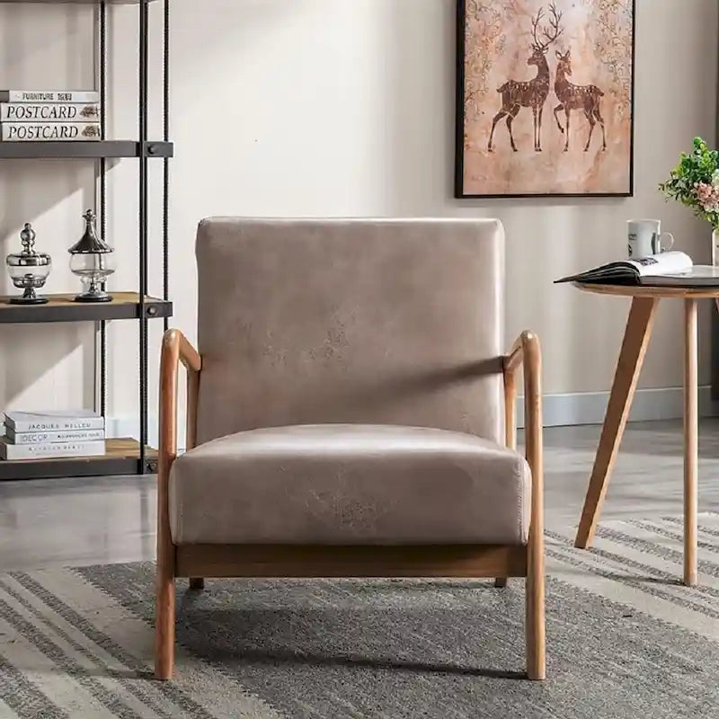 Fauteuil d'appoint moderne du milieu du siècle de 64 cm de large
