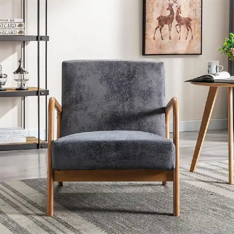 Fauteuil d'appoint moderne du milieu du siècle de 64 cm de large