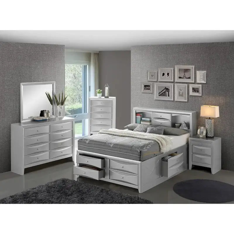 King Storage Bed