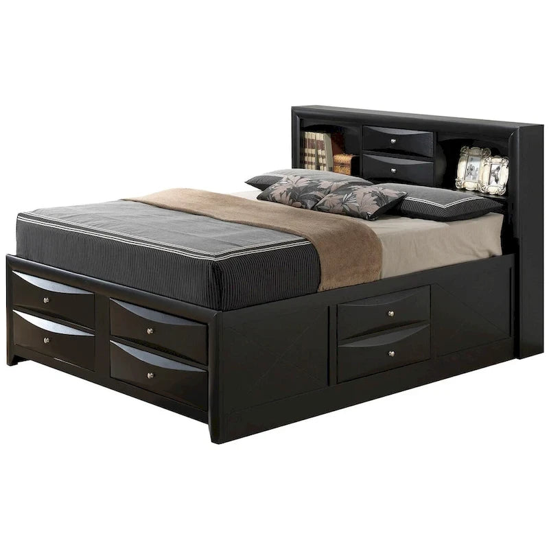 King Storage Bed