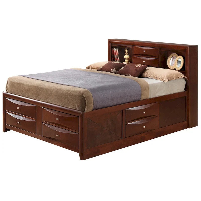 King Storage Bed
