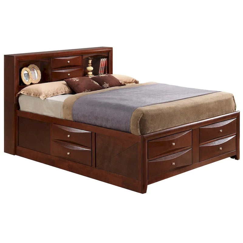 King Storage Bed