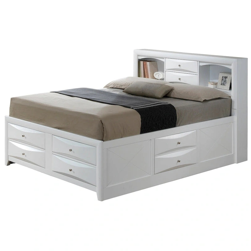 King Storage Bed