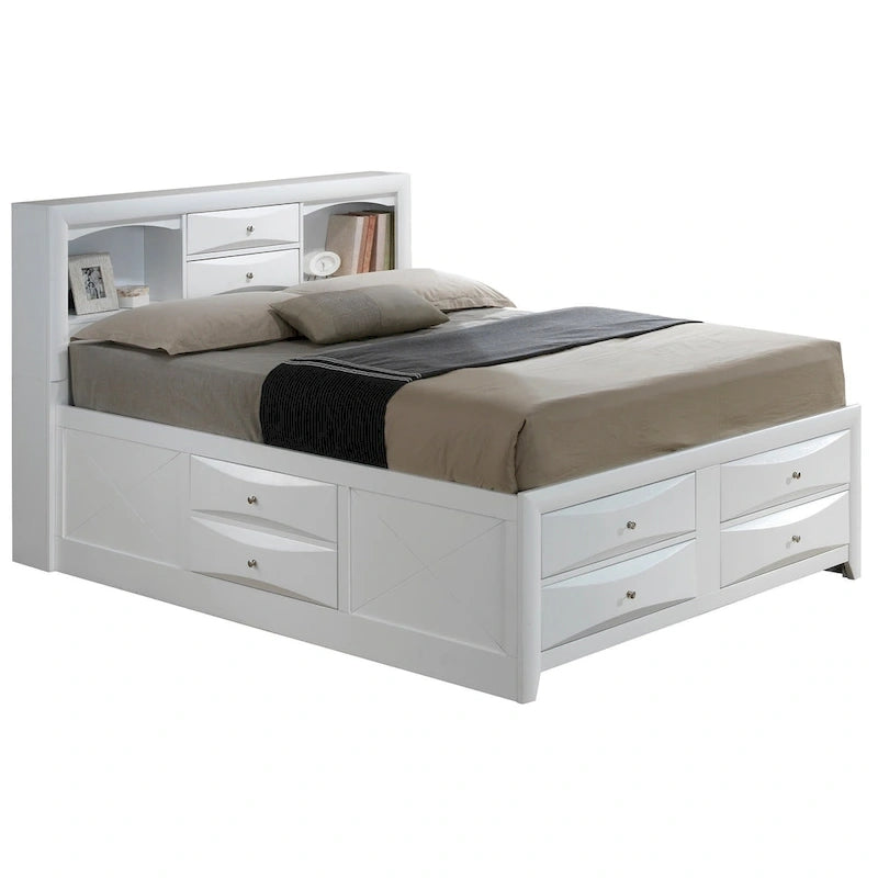 King Storage Bed