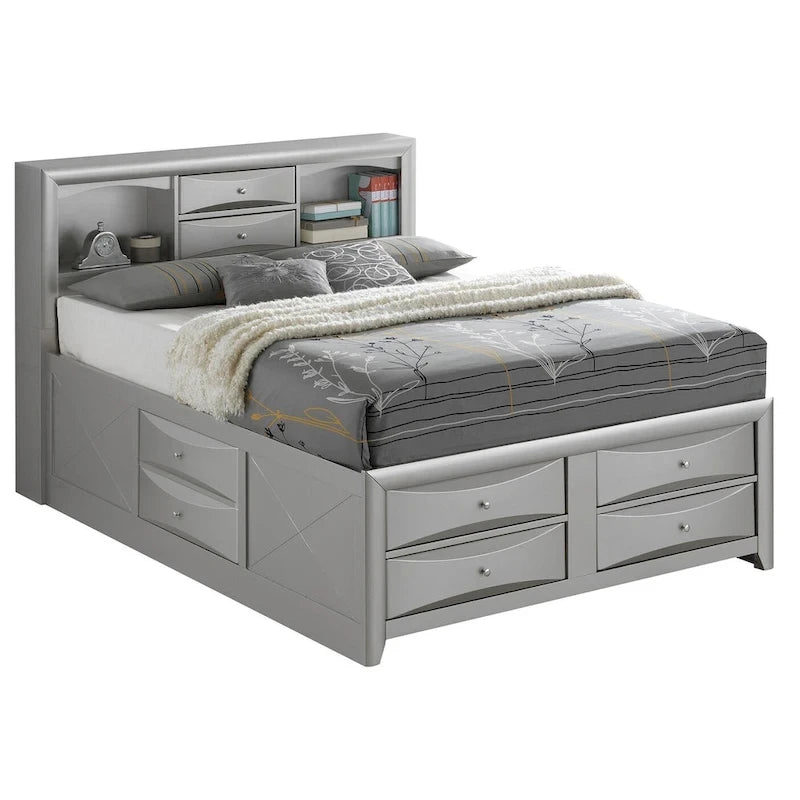 King Storage Bed