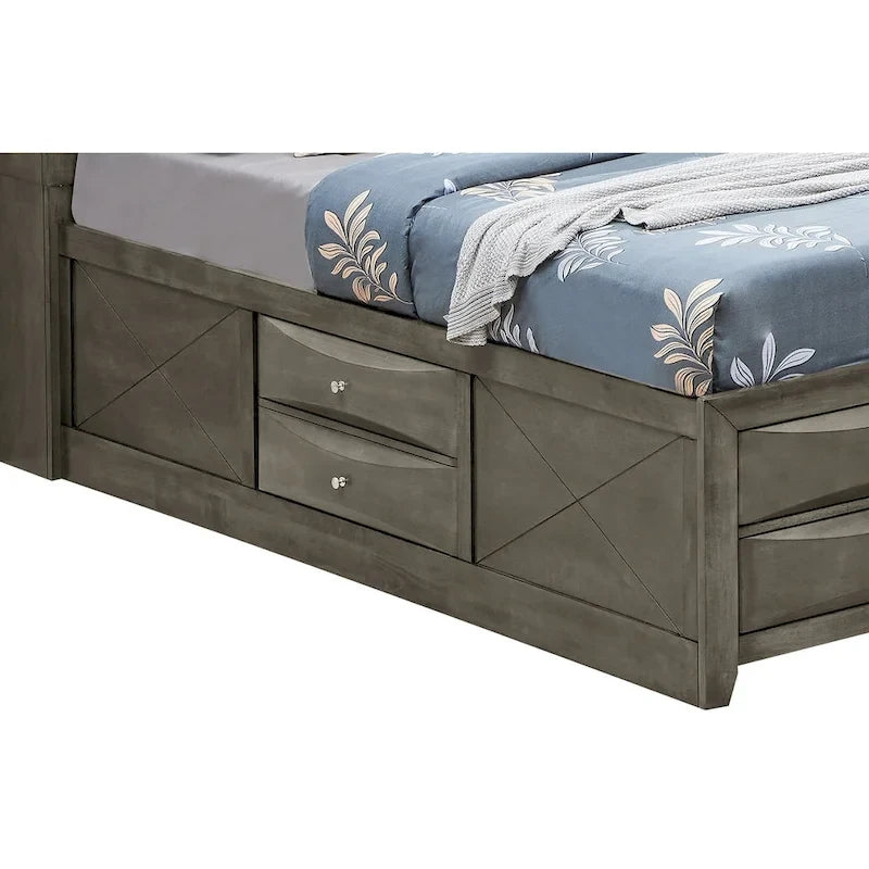 King Storage Bed