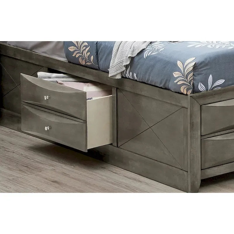King Storage Bed
