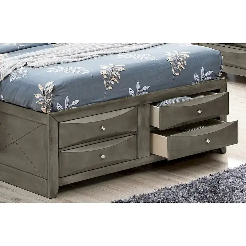 King Storage Bed