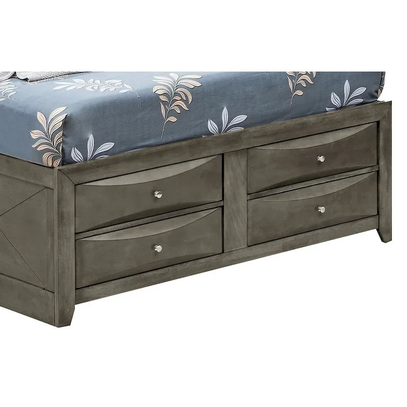 King Storage Bed