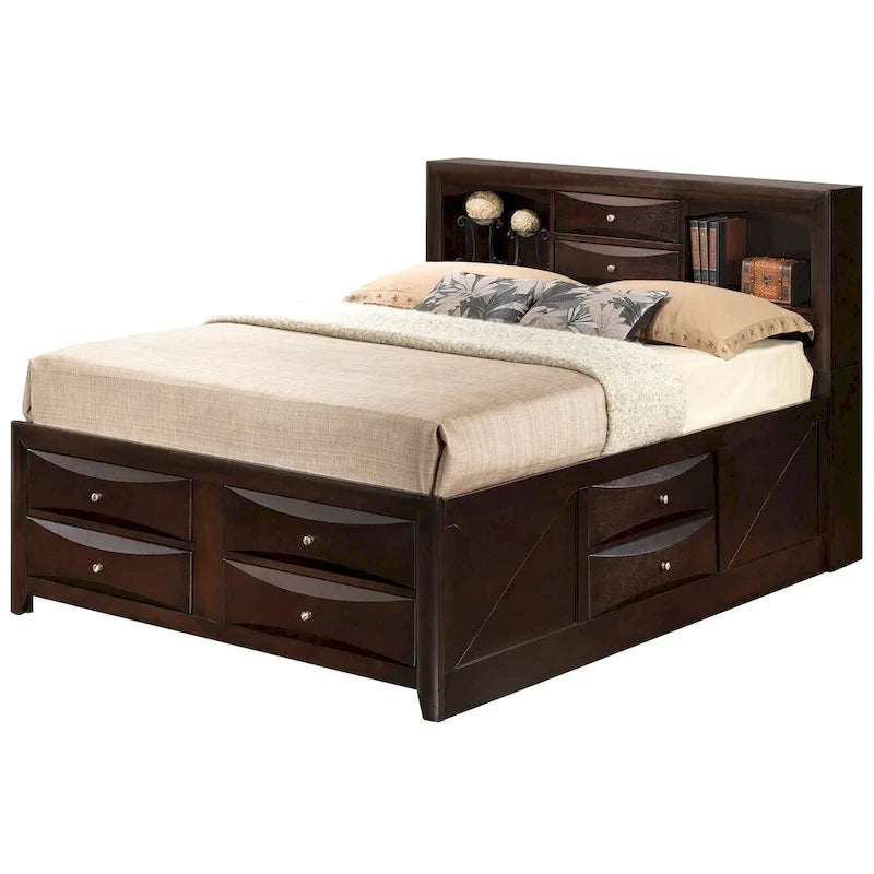 King Storage Bed