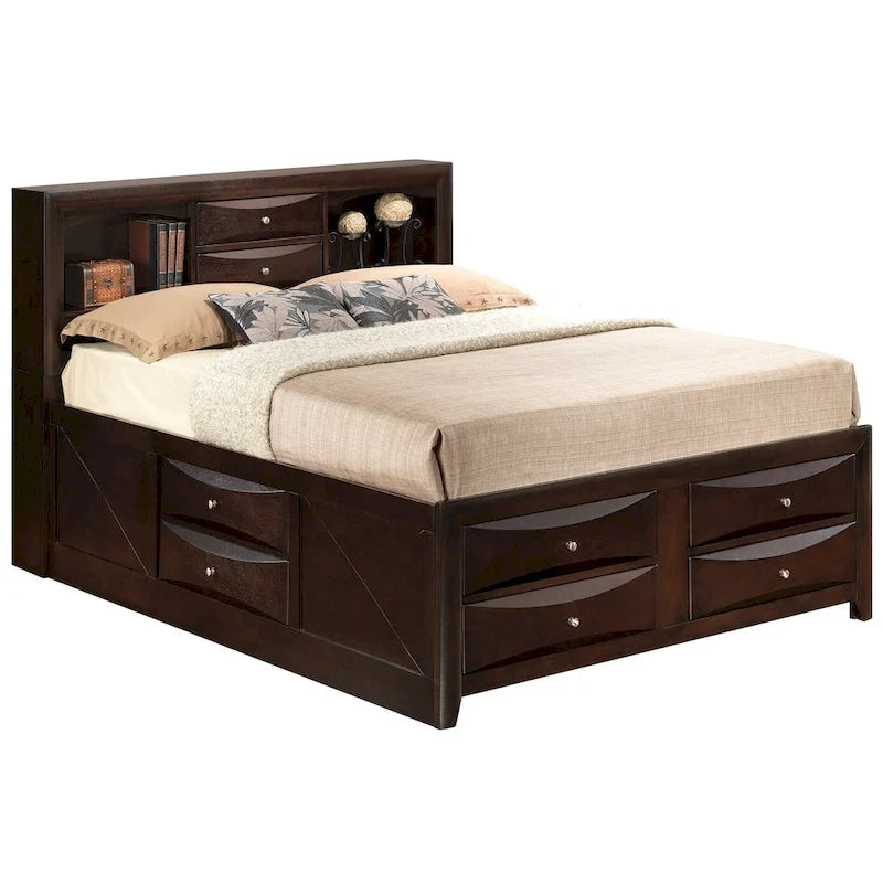 King Storage Bed