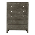 Commode à 5 tiroirs (86 cm L x 43 cm P x 122 cm H)