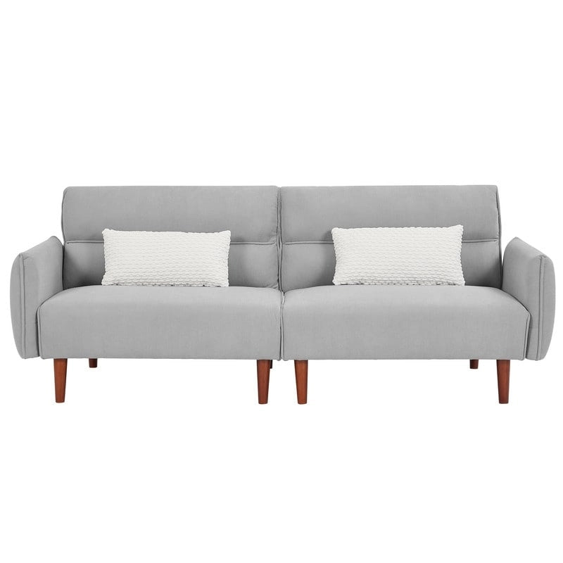 GEITIN Convertible Futon Sofa Bed with 2 Pillows
