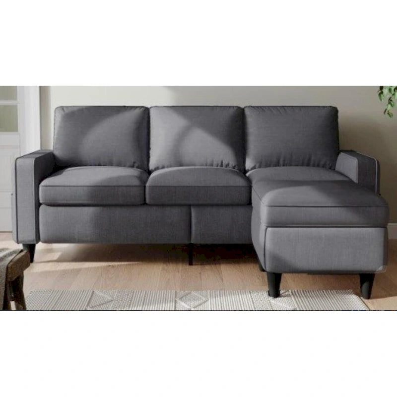 L-shaped design Sofa 3 Seater with Storage Box for the Chaise