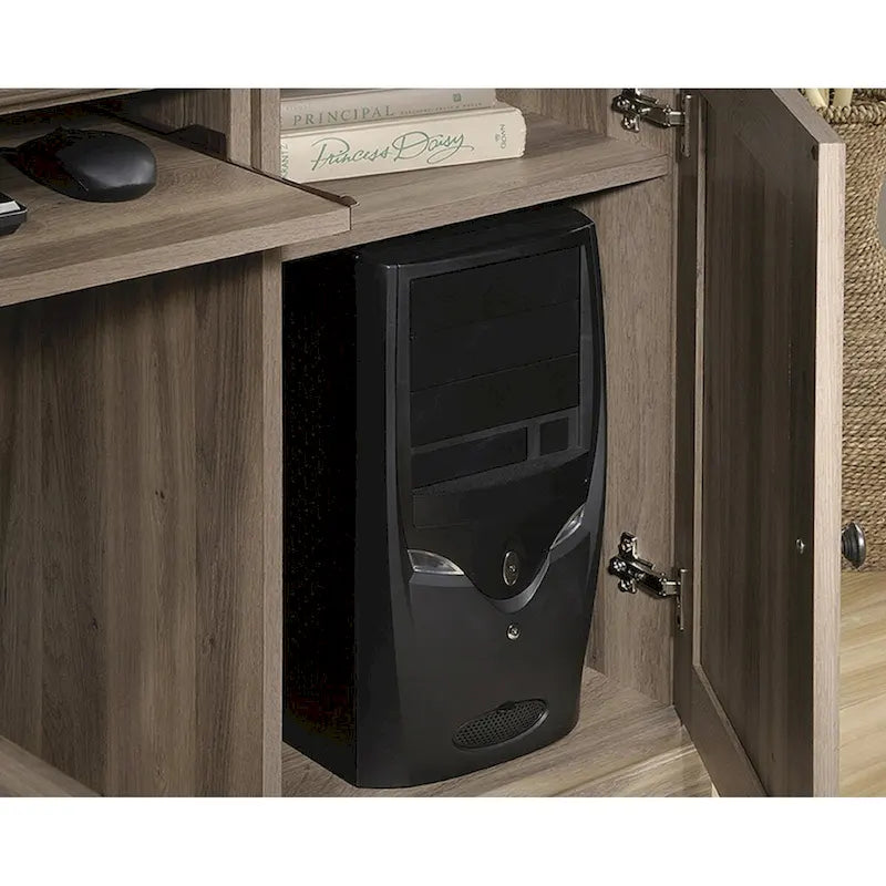 Sauder Harbor View Collection L-Shaped Office Executive Desk