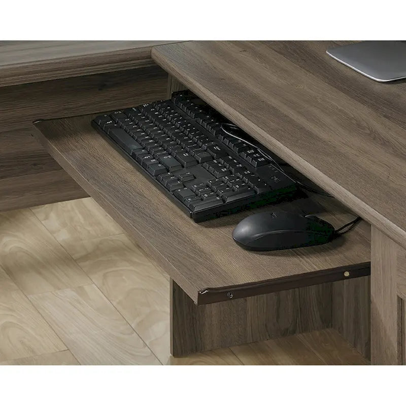 Sauder Harbor View Collection L-Shaped Office Executive Desk